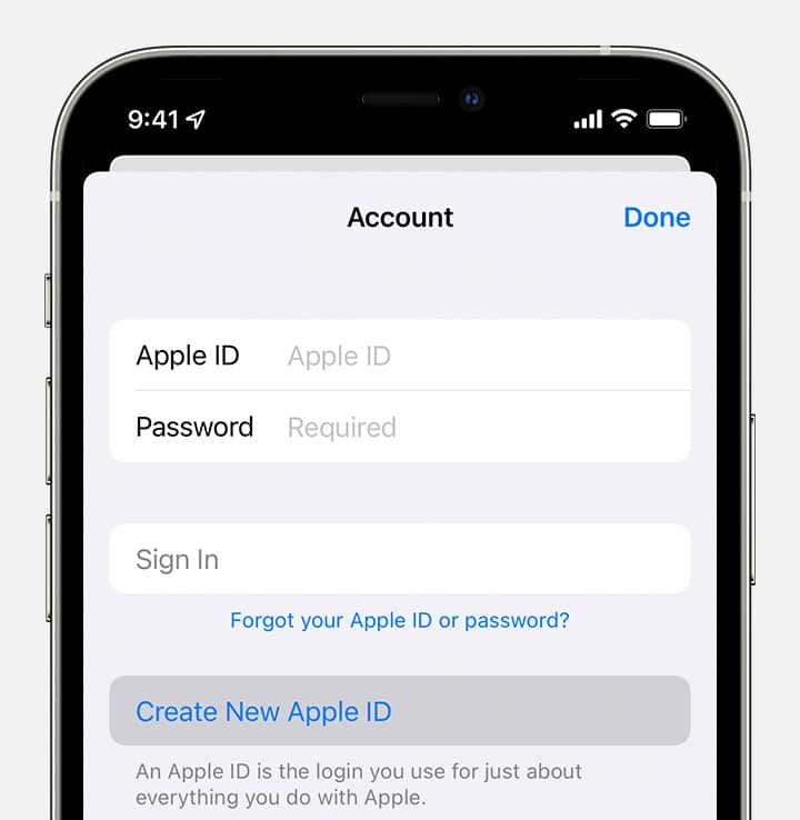 كيفية انشاء Apple ID من AppStore
