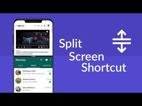 shortcut split screen