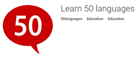 تطبيق Learn 50 Languages
